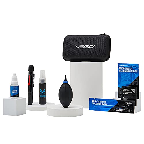 VSGO カメラ クリーニングキット (9種20点in1) DKL-20 カメラ レンズ ドローン アドベンチャカメラ VRゴーグルの掃除に最適