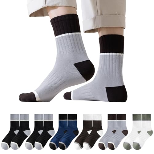 [SLEEPSINERO] 靴下 メンズ スポーツソックス 抗菌防臭・吸湿速乾・三重脱げ防止 メンズ靴下 綿 通気性..