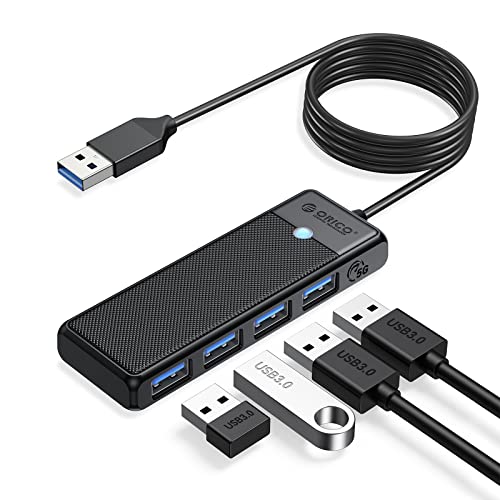 ORICO USB3.0 ハブ 4ポート バスパワー コンパクト 軽量 5Gbps高速転送 usb hub 拡張 ノートPC対応 Windows(2.0)