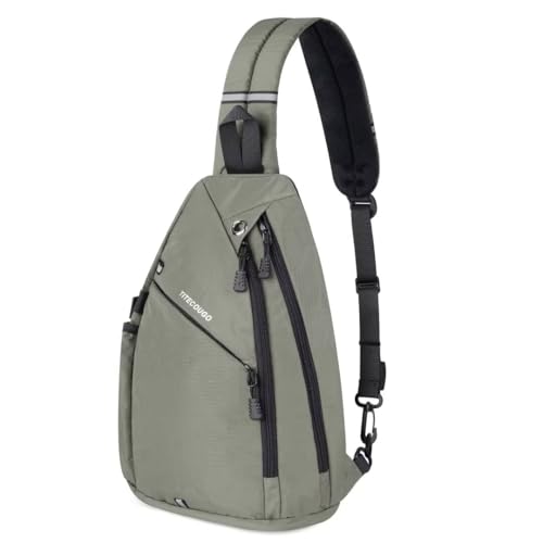 Men'S Bag - [TITECOUGO] 斜め掛け ショルダーバッグ ボディバッグ メンズ 肩掛け 鞄 レディース ワンショルダー 外付け 軽量 シンプル スポー