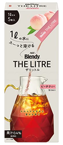 AGF ブレンディ ザリットル ピーチティー 5本×3箱 1リットル用 フルーツティー 紅茶 スティック ティーバッグ不要