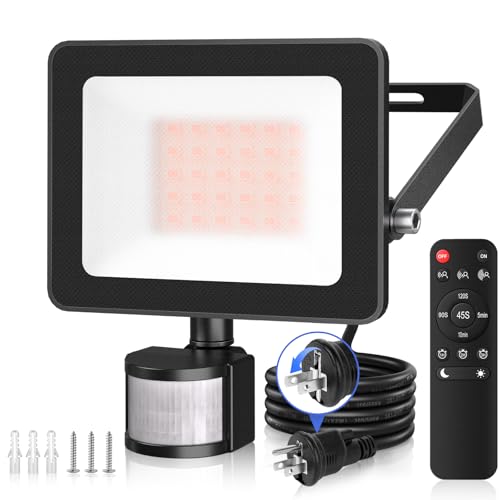 CLY 人感 センサーライト 屋外 防犯 LED投光器 25W 電球色 3000LM 2700K IP66防水 作業灯 フラッドライト 超爆光2