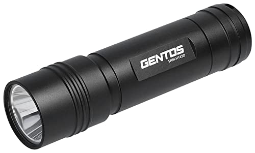 GENTOS(ジェントス) 懐中電灯 小型 LEDライト 単4電池式 350ルーメン SNMシリーズ SNM-H143D ハンディライト フラッ