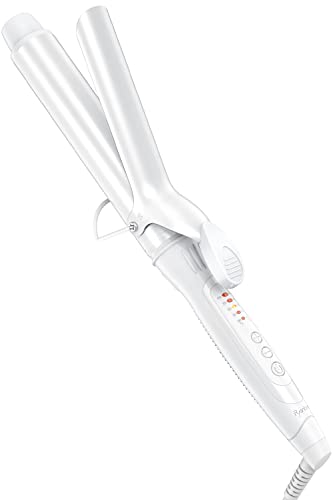Ryanboo ヘアアイロン カールアイロン コテ 35mm カーリングアイロン 5段階温度調整 プロ仕様 MAX220℃ 海外対応(35mm