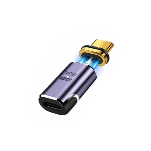 各种适配器 - YFFSFDC USB-Cマグネット式 Type C 変換アダプタ USB4.0 自動吸着 マグネット 8K@60Hz映像出力 40Gbps高速