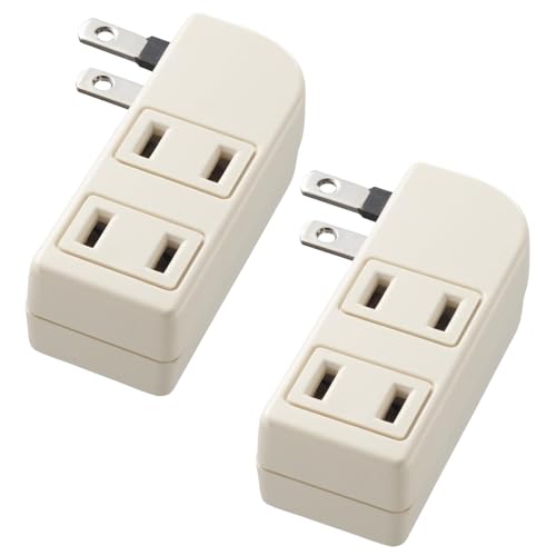 Rakuten - アイメディア(Aimedia) コンセントタップ 電源タップ 2個セット サイドタップ ヤザワ YAZAWA AC 3個口 側面 すき間 配線す