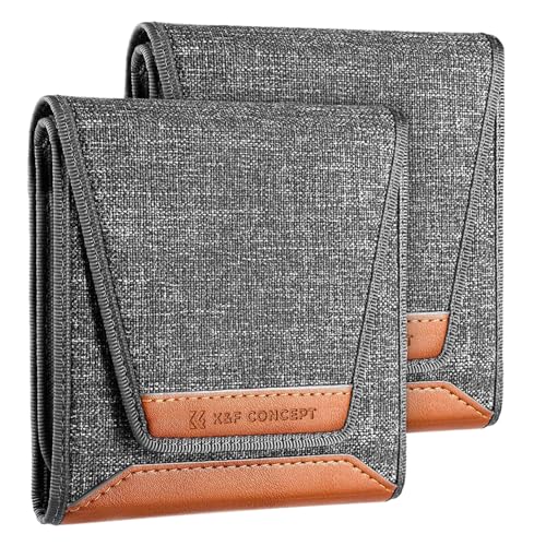 K&F Concept フィルターケース 3枚用 フィルター径82mm対応 円形 カメラ 一眼レフ フィルターレンズケース ポーチ 防水 防塵