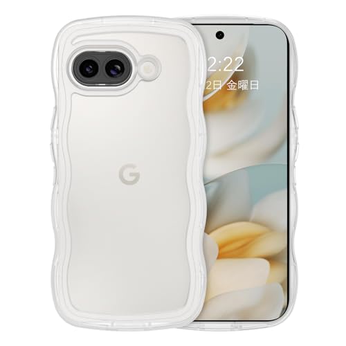 Rakuten - GUAGUA Google Pixel 9A ケース クリア ウェーブ ピクセル 9a ソフト TPU うねうね 純透明 ケース マツと感 人気
