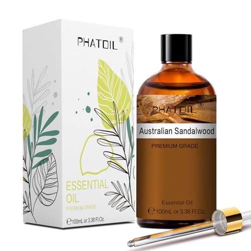 Rakuten - PHATOIL サンダルウッド アロマオイル 白檀 精油 エッセンシャルオイル 天然 100ml アロマ 加湿器・ディフューザー・アロマストーン