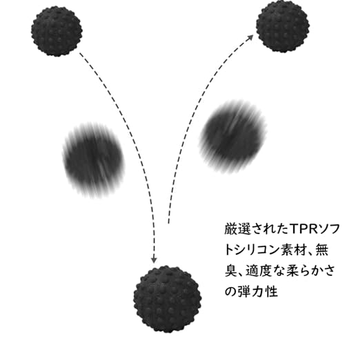 WOVTE マッサージボール 筋膜リリースボール 肩 背中 腰 ふくらはぎ 足裏 ィットネ...