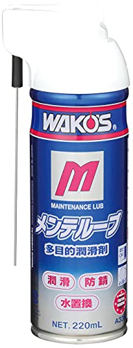 スプレー単体ブルー/220ml/A334・パッケージ個数:1・生産国:日本国・内容量 220ml・スタイル:スプレー単体・梱包サイズ: 180.0×50.0×60.0(mm)商品紹介 ワコーズ WAKOS メンテルーブ 多目的潤滑剤 220ml (A334) 多目的防錆・潤滑スプレーになります。 ご注意（免責）＞必ずお読みください この商品は、航空便等を使用した地域への発送は、運送会社の規定等で、船便等での発送になることがあります。 そのため、通常の日数より、数日遅れることがありますので、ご了承お願いします。※ご注意 必ずお読みください※ この商品の容器は薄い素材でできているため、お届け時に、外装に傷や汚れ、へこみが生じている場合があります。 中味の漏れなどがない場合は、返品・などは受け付けておりません。あらかじめご了承ください。