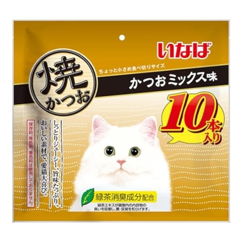 いなば 焼かつお かつおミックス味 10本 猫用おやつ