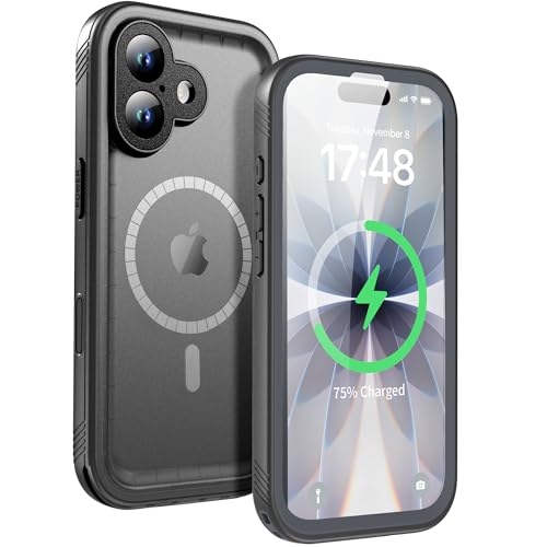 ブラック MAG/iPhone 17 防水ケース/wpc-16e case・Size:iPhone 17 防水ケースColor:ブラック MAG・IP68規格＆完全防水iPhone 17 防水ケースは完全密封で、IP68防水規格等級を取得しておりました。水深さ2mの水中に1時間まで水没できます。また 釣り、お風呂、夏のプール、雨の日、冬のスキーいろいろな場合でも、いつもで安心してご利用いいただけます。・耐衝撃＆全面保護軍用MIL規格810G−516防振材料が採用されていますので、衝撃にとても強いです。1000回開閉操作しても完全密閉の効果が保持できます。あなたのアイフォンをしっかりと防護してくれます。落下、衝撃、擦れ傷など一切心配ありません。様々な場所で携帯を快適に活用できます。建築の工事に使用は最適です。・超強力磁気・MagSafe充電対応iPhone 17 防水ケースの裏面にMagSafe対応な磁石を搭載されており、MagSafe充電の取り付け簡単です、磁石で強力な吸引して、落ちたことは全然心配なし。ケースを付けたまま効率なワイヤレス充電の機能を実現