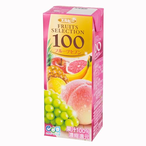 エルビー フルーツセレクション フルーツセブン100 200ml×24本