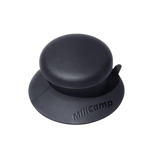 Rakuten - MiliCamp メスティン リッドノブ シリコン製 吸盤式 蓋つまみ アウトドア キャンプ 熱い蓋でも開閉らくらく (手袋いらず/着脱)