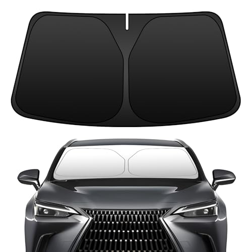 チタン加工 強化版」BLUESEATEC レクサス NX 20系 フロントガラスサンシェード 2代目 NX250/NX350/NX350h/NX