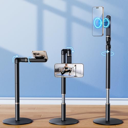 樂天商城 - OATSBASFスマホスタンド MagSafe対応 携帯スタンド 360度回転 高さ調節（26cm-62cm） 折り畳み式スマホアームスタンド
