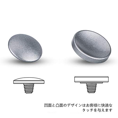 ルミナスエイト 楽天市場店のJJC 1+1 ソフト レリーズ シャッターボタン セット 凹 + 凸 グレー Fuji Fujifilm 富士 X-half X-M5 X-T｜アングル2