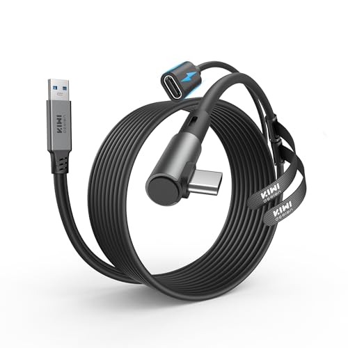 KIWI design リンクケーブル 充電 Quest 3/Quest 3S/Quest 2/Pro/Pico 4/Pico 4 Ultraに