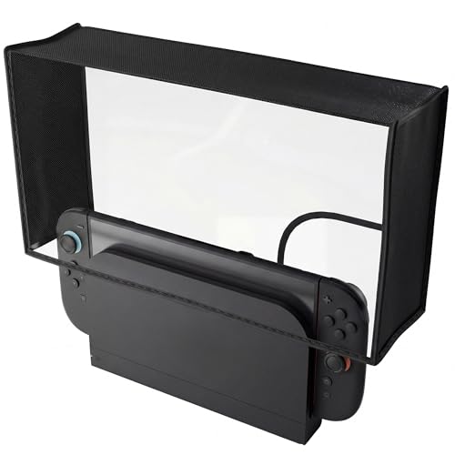GOKEI Switch2 専用 メッシュ防塵カバー ダストカバー 充電ドック対応 通気性重視 キズ防止 排熱設計 背面カットアウト オックスフ