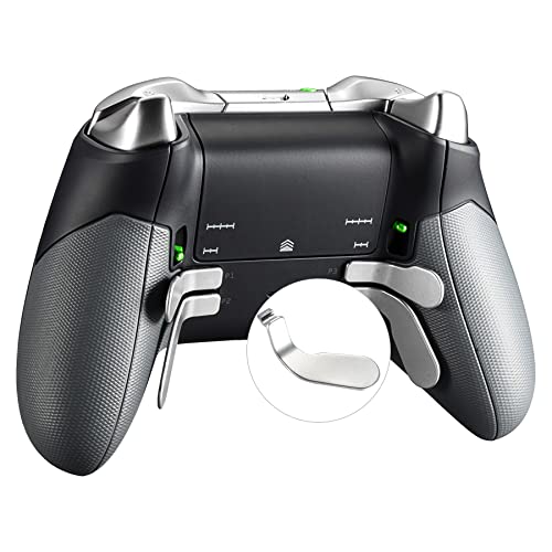 ルミナスエイト 楽天市場店のeXtremeRate Xbox One EliteやElite Seies 2コントローラーに対応用金属のステンレススチールパドルヘアトリガー｜アングル3