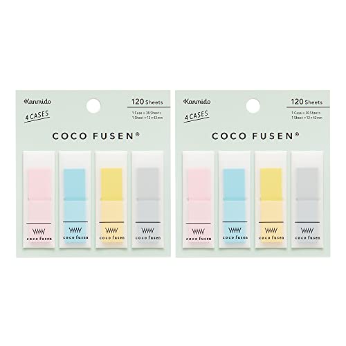 報告用紙 - カンミ堂 ふせん ココフセン COLOR 2個セット ブルー CF-1001 AZ