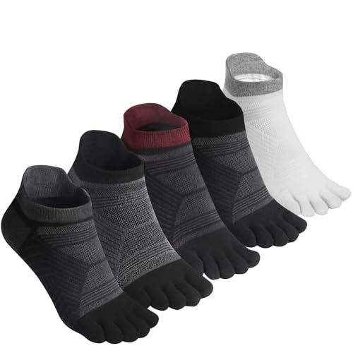 B 5足セット/24.0-28.0 cm/-・Size:24.0-28.0 cmColor:B 5足セット・√ [優れたデザイン]: 手編みの精密縫製 で履き心地、優しくて快適、フィット感よい5本指靴下です. メン足用のサイズ：24cm-28cm、弾力がある素材を使って、優れた履き心地を実現しております。・√ [優れた]: 素材が綿で抗菌、防臭、速乾、通気によく効くフットカバーソックスです 5本指ソックス は伸縮性が良い 全ての指が靴下で覆われるので、蒸れの防止に効果大，長時間運動と歩くても靴に汗を漏れことがありません。綿混素材で爽やか。さらりとした履き心地で一日中快適です・√ [なぜ五本指ソックスを選ぶのですか]:。1.足のムレを軽減することにより、水虫対策に効果的だと言われています。2.足のムレからくる不快な臭いを軽減することができるフットカバーソックスです。3.足の冷え性改善効果があるといわれています。4.足指のバランスを正常化し、外反母趾 扁平足の予防効果があると言われています。・√ [適応範囲]: 彼らはビジネス、日常生活、アウトドアスポーツ 登山、ト