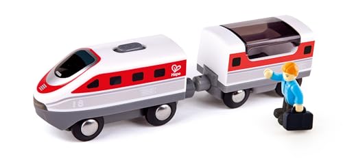 はしる特急電車/-/E3774・Color:はしる特急電車・パッケージ個数:1・対象年齢:3才以上・レール遊びを盛り上げる、特急電車セットです。スイッチを入れるとモーターの力で電車が走る電動式電車です。スイッチの切り替えで前にも後ろにも走ります。ハッチを開けて人形を乗せることもできます。ハペのレールシリーズといっしょに楽しめるので遊びの幅が広がります。・商品サイズ11×5×4cmレール遊びを盛り上げる、特急電車セットです。スイッチを入れるとモーターの力で電車が走る電動式電車です。 スイッチの切り替えで前にも後ろにも走ります。ハッチを開けて人形を乗せることもできます。ハペのレールシリーズといっしょに楽しめるので遊びの幅が広がります。