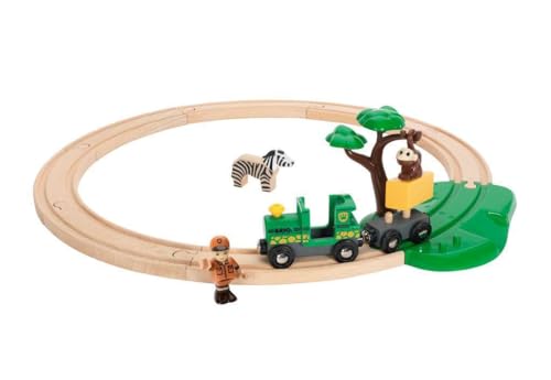 BRIO (ブリオ) サファリサークルセット 33720 対象年齢 3歳~ おもちゃ 玩具 木製おもちゃ 木製レール レールセット プレゼント（