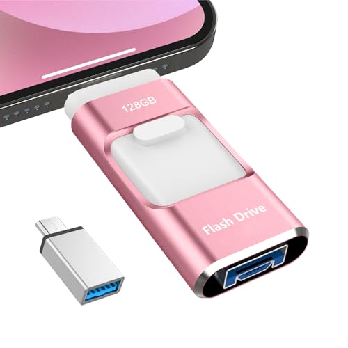 ピンク/アプリ不要128GB/OTG-UD50・Size:アプリ不要128GBColor:ピンク・専用アプリ不要、全面的にアップグレード！専用アプリをダウンロードしないと使えない？最新技術でアップグレードされた新版のiPhone対応USBメモリは、専用アプリをダウンロードせずにデータを移行できて、専用アプリから解放します。USBメモリーをスマホに挿入するだけで、写真や動画などをスマホのアルバムからUSBメモリに保存できて、スマホに付属している「ファイル」アプリではUSBメモリーに保存されているデータを確認できます。・4in1 iPhone対応USBメモリーUSBメモリー 128GBはiOS、タイプc、USB、Micro USBの四つのコネクタが搭載され、コネクタが一つしかないUSBメモリーと比べ、新版4-in-1のiPhone対応USBメモリはより革新です。差込口によって、異なる機種を接続でき、機種の間でデータ保存は楽になり、データバックアップだけでなく、写真、動画やファイルなどのデータも共有でき、ネット、WIFIやiTunesがなくてもデータバックアップは簡単にな
