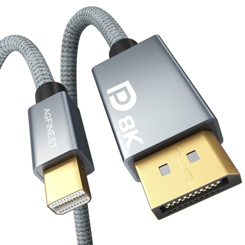 Mini DP - DP 1.4ケーブル 8K@60Hz 4K@144Hz 3M [32.4Gbps/DP 1.4/双方向/HDR/NVIDIA