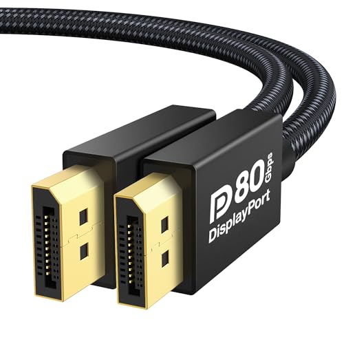 DP-16K80Gbps-/2M/VBC94・Size:2MStyle:DP-16K80Gbps・VESA認定 80Gbps DPケーブル このiVANKY 16K DisplayPort ケーブル 2.1は、次世代ディスプレイの性を最大限に引き出し、80Gbpsの超高速帯域幅により、16K@60Hz、8K@240Hz、4K@480Hzまでの見事なビジュアルを実現します。没入型ゲームを楽しむ場合でも、プロフェッショナルなマルチメディア制作においても、比類のない明瞭さと滑らかさで全てのピクセルを輝かせます。DisplayPort 2.0、1.4と下位互換性があり、フローレスな7.1/5.1/2.0チャンネルの非圧縮オーディオパススルーをサポートします。・次元を超えたゲーミングパフォーマンス VRR、ALLM、Adaptive-Syncをサポートするこの16K ディスプレイポート ケーブルは、レイテンシーを最小化し、画面のティアリングを排除し、超スムーズなゲームプレイを実現します。大作3Aゲームに没頭するときも、高速ペースのFPSバトルでも、G-SyncとFreeS