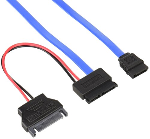 SATA 1.5Gb/s、3Gb/s対応-/50 cm/SLS-3005SA・パッケージ個数:1・■薄型光学SATA機器をデスクPCへ接続にします。■SATA電源変換とデータの一体型コネクタを採用したケーブルです。■セットコネクタで抜けにくい!!■取り回しが簡単なスリムコネクタを採用。・仕様：■SATA 1.5Gb/s、3Gb/s対応■コネクタ形状■マザーボード側: SATAデータ (7ピン) メス■ケーブル側: SATA電源 (15ピン) オス・■デバイス側: Slimline SATAメス (電源6ピン、データ7ピン)■データ: 50cm■電源変換: 13cm薄型光学SATA機器をデスクPCへ接続にします。 SATA電源変換とデータの一体型コネクタを採用したケーブルです。 セットコネクタで抜けにくい。取り回しが簡単なスリムコネクタを採用。