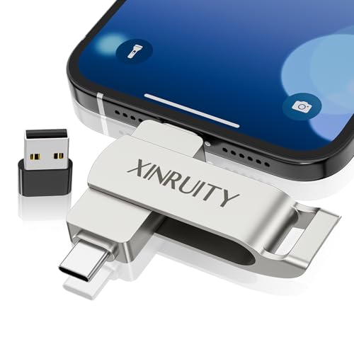XINRUITY128GB iphone usbメモリ不要アルバム直接保存 3in1iphone バックアップ アプリ i- Phone/i -