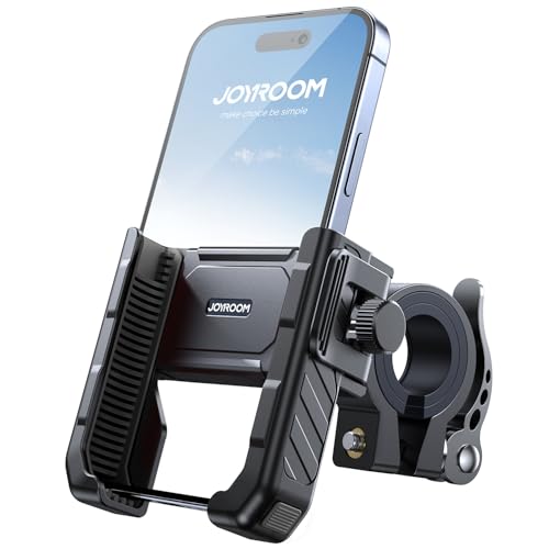 JOYROOM 自転車 スマホホルダー スタンド 撮影カメラを邪魔しない シリコン包み 簡単取付 スマホ自転車ホルダー 携帯ホルダー ロードバイ