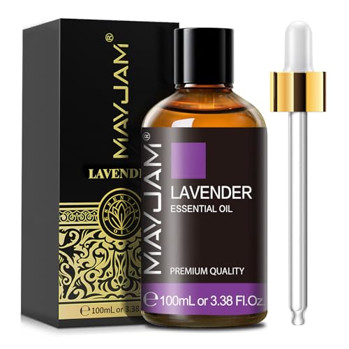 MAYJAM アロマオイル ラベンダー 精油 100ml エッセンシャルオイル 天然100% ラベンダーオイル アロマ ディフューザー／加湿器用