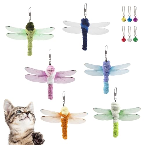 トンボ6個/小型 (Compact)/-・Color:トンボ6個・猫おもちゃ用：6点飛ぶトンボ、リアルで虫っぽい、猫ちゃんの好みによって、じゃらしを取り替えることができます。愛猫はきっと夢中になるはずです。猫ちゃんが楽しく遊ぶおもちゃです。・ねこ玩具飛ぶ虫：手作り良質の細工リアルでの仕上げり、釣り竿に使用すると虫の足がポンポンと飛び跳ね、さらに虫っぽくなっています。猫ちゃんを引き寄せます。猫ちゃんが楽しく遊ぶおもちゃです。・ストレス解消：遊びで猫の健康を維持する以外にもストレス解消になりますし。あまり運動をさせられていない猫にこちらのおもちゃを与えてみます。要するに、猫を楽しませるにはこの猫のじゃらしは欠かせません。・鈴付き：このおもちゃは鈴が六個を用意しており、鈴なしに、お静かに遊べます。付けると、じゃれると音がして猫の興味を引きやすくなって、猫は気が狂ったように追いかけます。・猫じゃらし：用大飛ぶ虫6個、簡易包装ですが、こだわりに良くで、お客様に日々使いやすい安全な商品を提供することを目指しています。飲み込まないように、飼い主様の監視の下でご利用