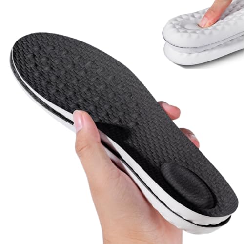 ブラック/S:23.5-24CM/-・Color:ブラックSize:S:23.5-24CM・革新的突起点デザインインソールの足裏に配した突起点パターンは、日常の歩行や立ち仕事時に確かな滑り止め効果を発揮。同?に足裏を柔らかく刺激し、脚部の血液循環を助け、長時間の活動で生じる足裏の痛みや緊張感を和らげます。 脚部のむくみ改善を目指す方には、代謝を活性化する補助として役立ち、体内の水分代謝を整える効果が期待できます。適度な運動とバランスの良い食事管理と併用することで、より快適な身体ケアを実現できます。・疲れにくく快適な履き心地 高な素材を使用した中敷きが足裏にしっかりフィット。衝撃吸収機能があり、長時間の立ち仕事でも疲れないインソールとして最適です。・通気性・吸汗性抜群！ムレや臭いを防ぐ通気性の高い構造で汗を速やかに吸収・発散し、靴の中を常にさわやかに保ちます。ムレに悩む方や靴の臭いを気にする方に最適です。・サイズ調整簡単！あらゆる靴に合わせられるガイドラインに沿ってカットな汎用性デザイン。スニーカー、ビジネスシューズ、レザーシューズなど、さまざ