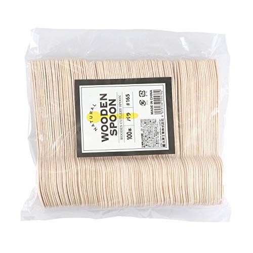 大黒工業(株) 木製スプーン 100本入 (9.5cm)