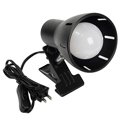 Dotoy クリップライト led E26 led 電球付き 60w形相当 800lm 9W 昼光色 広配光 中間スイッチ付き 350°回転 読
