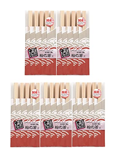 やなぎプロダクツ(Yanagi Products) 割り箸 国産 桧 元禄箸 袋入り 21cm 10膳入×5...