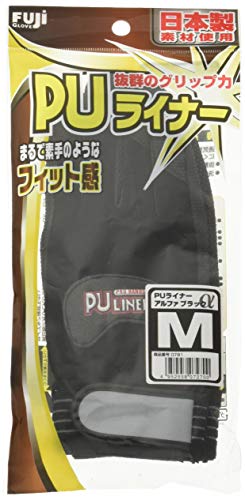 PUライナーαブラック/M/ブラック　M・Size:MColor:ブラックPatternName:単品・パッケージ個数:1・通年用商品紹介 ●カラー : ブラック ●サイズ : M ●入り数 : 1 より ●小さいものもつかめる ●滑りにくい ●ムレにくい ●洗濯