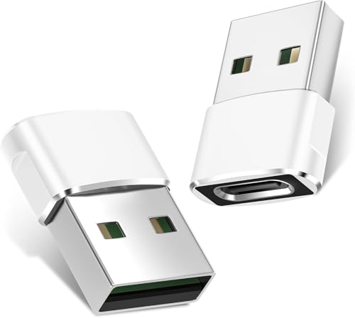 Basesailor USB CメスからUSBオス変換アダプター 2パック、が対応 iPhone 16 15 14 13 12 Mini Pro