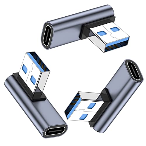 3個セット・Style:3個セット・90度USB Cアダプタは人間工学に基づいたL型90度直角設計で、スペースを確保するだけでなく、ケーブルの挿入を容易にし、ケーブルの曲がりや断線を効果的に防ぎ。USBポートの寿命を効果的に延ばします。・10Gbpsデータ転送USB CアダプターはUSB 3.1規格に準拠しており、データ転送速度は最大10Gbpsです。 映画や音楽などをわずか数秒で転送できます。・小さくて使いやすい最高のデザインと高の素材、コネクタは軽くて持ち運びが簡単で、ポケットや小袋に入れやすく、使いやすく、プラグアンドプレイも簡単です。・高アルミニウム合金 プレミアムアルミニウム合金シェルで耐久性のあるサービスを提供、超コンパクトなデザインで持ち運びや保管が簡単、オスUSB AとメスUSB Cコネクタは10 000以上の押し引きテストに合格します。・幅広い互換性ほとんどのUSB Cデバイスで幅広く動作します。 Nintendo Switch、MacBook Pro、Surface Book 2、Samsung Galaxy USB Type C（メス）to USB 3.1A（オス）FEILEX 変換アダプタ