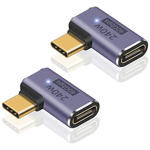 USB C L字 アダプタ/-/POY-0000399・Color:USB C L字 アダプタ・USB C L字 アダプタ： 最大240Wの急速充電と8K映像出力ます。 USB Cアダプタは、最大5V/3A-20V/5Aを実現することができ、iPadとMacbookまたは他のUSB Cデバイスのあなたの要件を満たすために、電力の完全な量を提供することができます。USB4ケーブルを使用する場合、それは8K@60Hz HDビデオ＆オーディオ出力をサポートすることができ、それはあなたのゲームやオフィスは、より高品位で優れた経験を持っているように。・タイプC 延長 アダプタ： 製品は USB4アダプターです。最新のType-C 3.2 技術により USB4.0 最大40GbpsのThunderbolt 3高速データ伝送。 映画や音楽などを瞬時に転送することができます。データ転送速度は、USBデバイスやケーブルの対応状況によって異なりますのでご注意ください。・L型 USB C 変換アダプタ： タイプC オスからメスに変換するL字アダプタです。L字型で、配線の方向が思ったままに調整