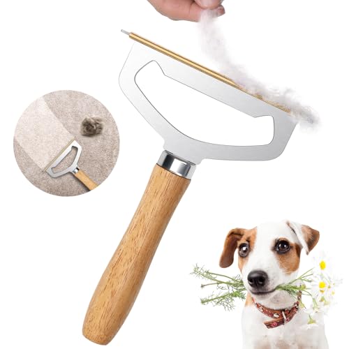 シルバープレート+木製ハンドル。/4.92 width * 6.89 length/OK-002・パッケージ個数:1・長持ち設計：華奢な代用品とは異なり、当社のペット毛取りツールは、頑丈なスチールプレート（2.5mm厚）、独自の猫デザイン、他よりも長い人間工学に基づいた木製ハンドルを採用しています。丸いエッジの独特なデザインで、布地を傷めることなくペットの毛、糸くず、毛玉を簡単に取り除けます。この組み合わせにより、耐久性に優れ、ペットの毛問題に長期間対応する比類ない解決策となります。・比類なき深掃除ツール：再利用でパワフルな当社の最新糸くず取りは、ペット愛好家に最適なです！革新的な銅製の刃が布地の奥深くに届き、カーペット、ラグ、階段、ソファ、家具、衣類、キャットタワーなどに絡みついた頑固なペットの毛を効果的に取り除きます。・ペットオーナーの秘密兵器：ただサッとひと拭きで簡単お掃除！短く素早い動きをさまざまな方向から行うことで、犬や猫の毛をまとめ、家具を数分でピカピカにします。カーペットから車の内装まで、この毛玉取りはいつでも毛のない快適な空間を保ち、ゲストを