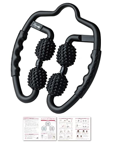 挟む式ブラック/-/massage roller001・Color:ブラック・エステティシャン監修 Rozally マッサージローラー がついに正式販売開始。 ふくらはぎ の むくみケア をする時に指圧だと指が痛い…というお客様に人気の 挟む式 の” マッサージ ローラー ”です。 長時間のデスクワークや立ち仕事でズッシリと疲れてしまった足に コロコロ と挟み込んで心地よい リラックス タイムを過ごして頂くために開発。企画では現役エステティシャンの先生からアドバイスをもらい、 足 の むくみ や 筋膜リリース など色々な使用方法を説明書として添えて企画&開発しました。・こだわり様々なメーカーから 筋膜リリース 用品として” フォームローラー ”や” 筋膜ローラー ”として マッサージ グッズ が販売されていますが、Rozallyの マッサージローラー は”こだわり”が一味違います。 足痩せ ( 脚痩せ )グッズ や むくみ解消グッズ など 体のメンテナンス アイテムをメインに取り扱っている10社以上の工場からサンプルを取り寄せ、「指圧に近い突起」を一緒に試行錯誤
