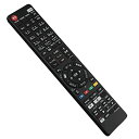 AULCMEETテレビ用リモコン fit for パナソニック ビエラN2QBYB000045 N2QAYB000848 N2QAYB00056(2)