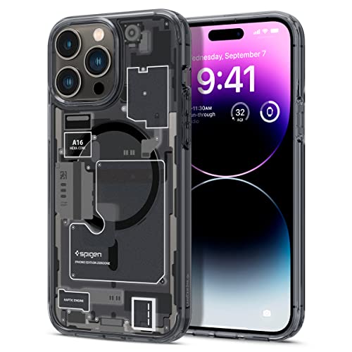 Spigen iPhone 14 Pro Max ケース MagSafe対応 マグネット搭載 黄変なし 2重構造 米軍MIL規格取得 耐衝撃 す