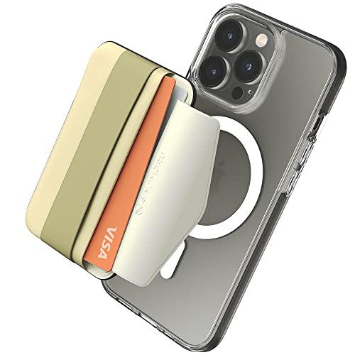 滑り止め・落下防止シンジモル Magsafeカードケース 、iPhone 14 シリーズ 全機種対応 シリコンパッドでノンスリップ カード入れ